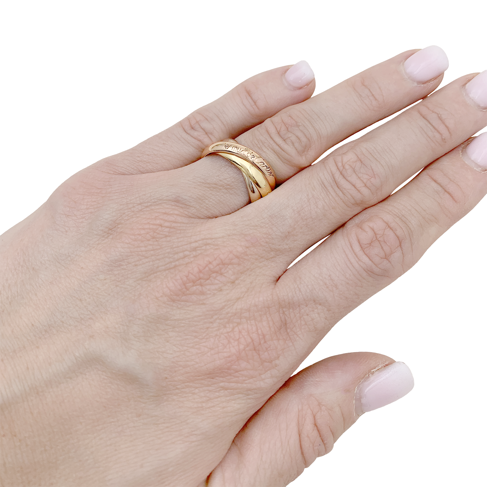Bague CARTIER Trinity Must, trois ors. 6