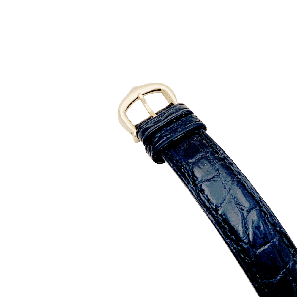 Montre Cartier, « Tank Américaine », or jaune, cuir 6