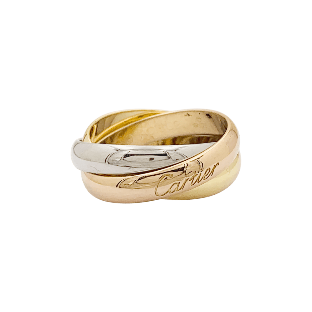 Bague Cartier, "Trinity", 3 tons d'or. 1