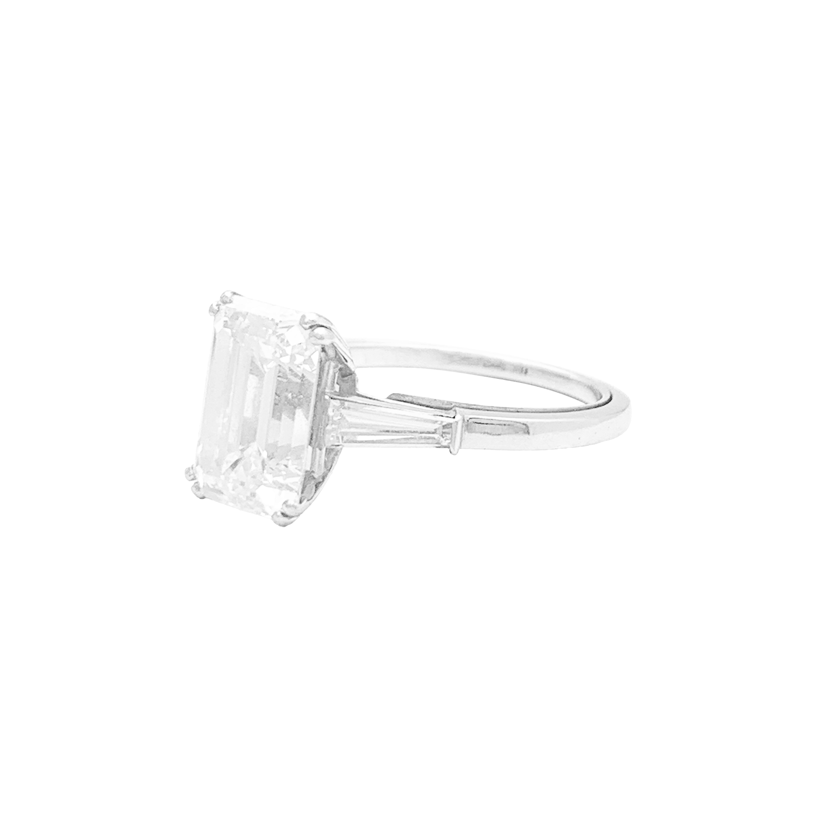 Bague solitaire Van Cleef & Arpels, diamant taille émeraude 4,01 cts. 3