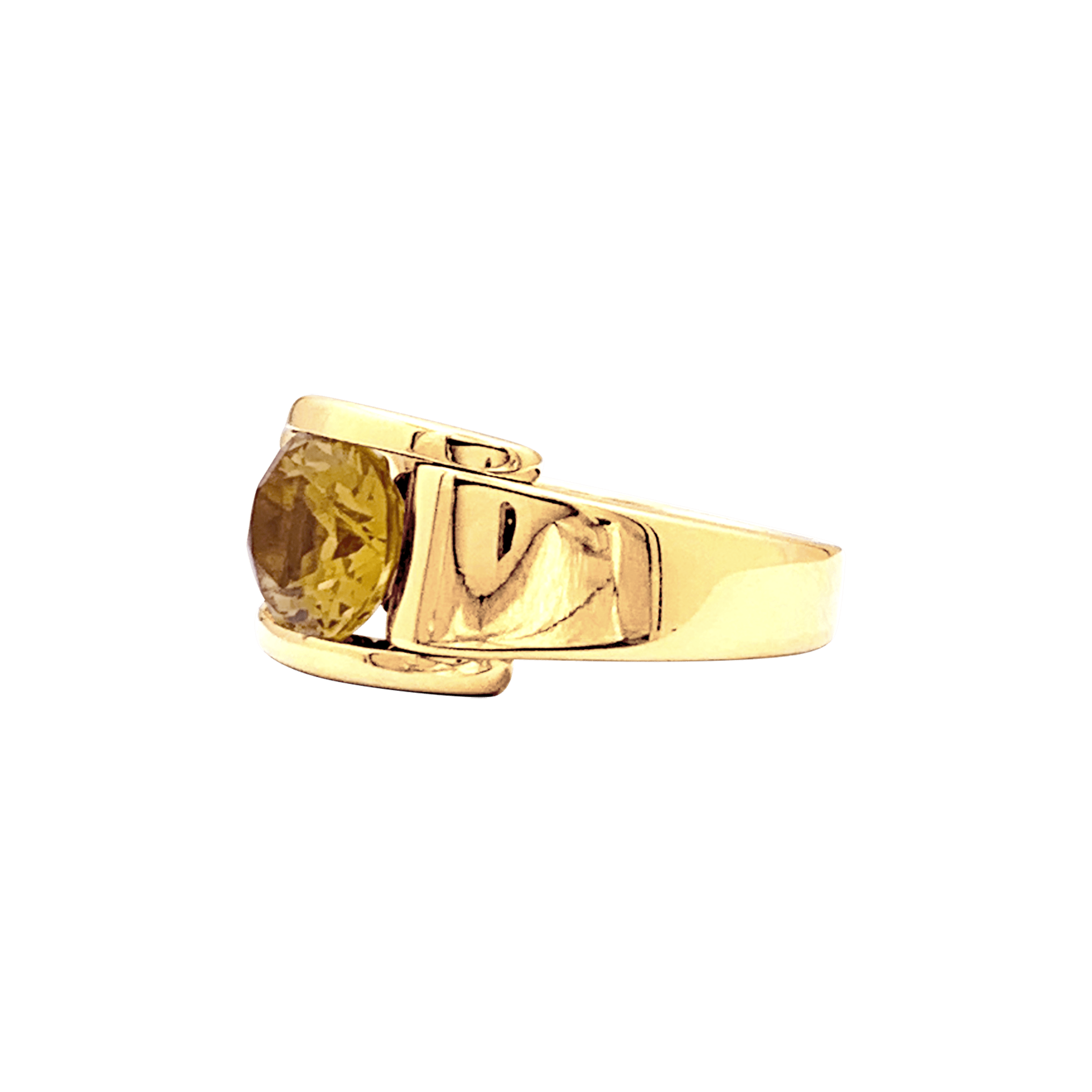 Bague Mauboussin, "Alessandra", or jaune et citrine. 4