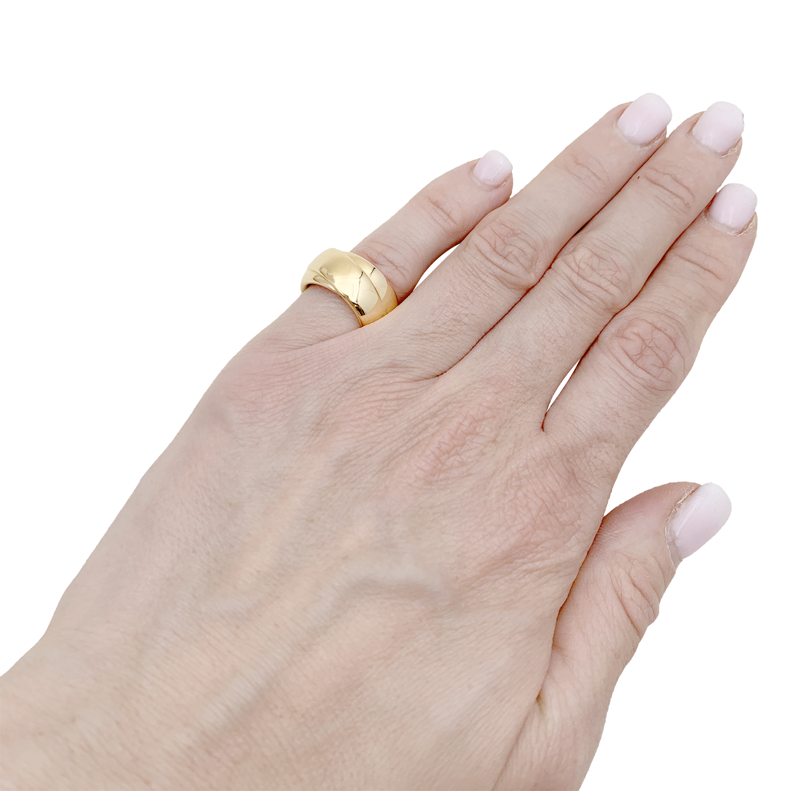 Bague Hermès "Volte", or jaune. 5