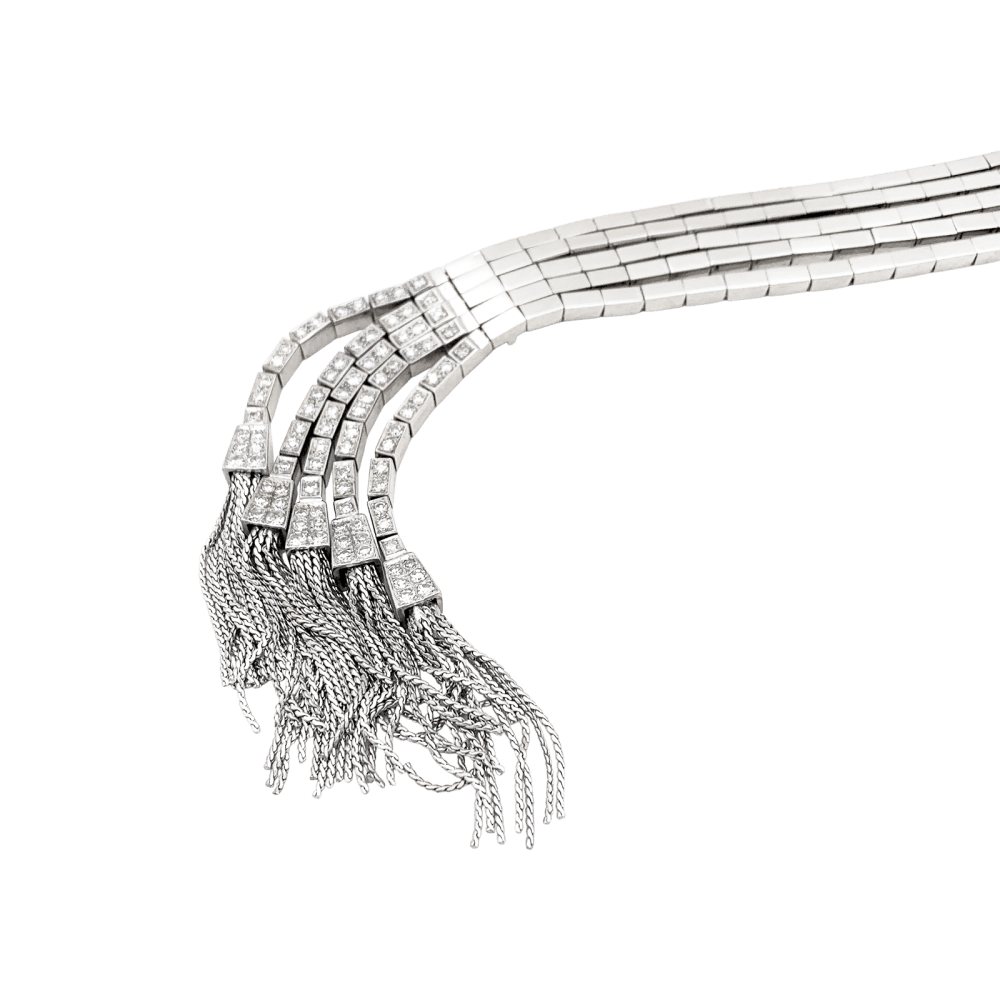 Bracelet ancien platine et diamants. 3