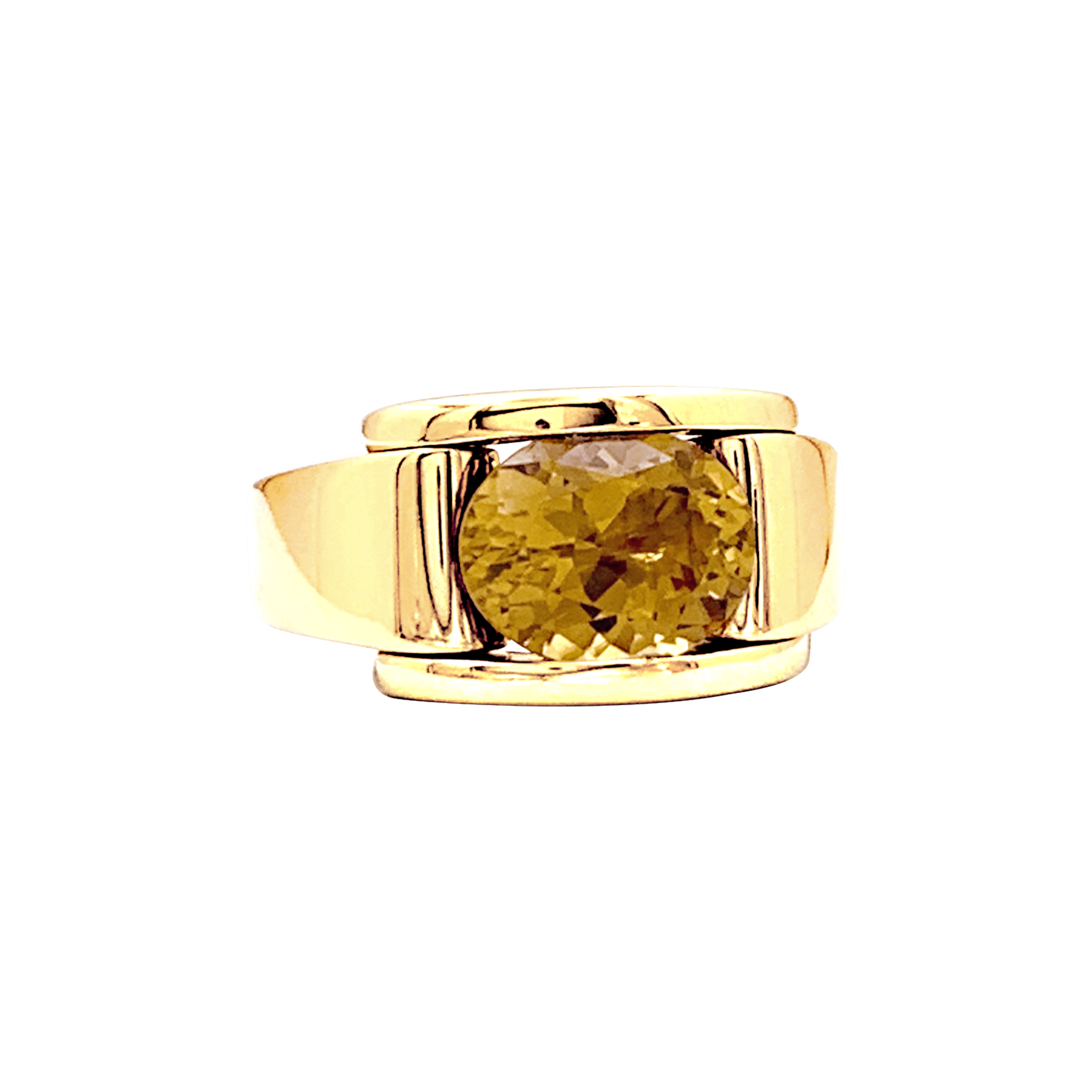 Bague Mauboussin, "Alessandra", or jaune et citrine. 2