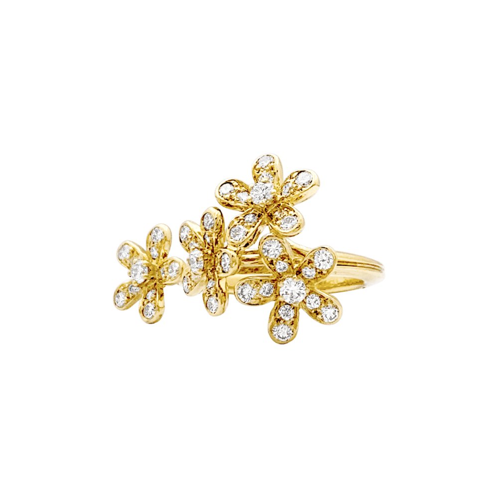 Bague Van Cleef & Arpels, "Socrate", or jaune et diamants. 4