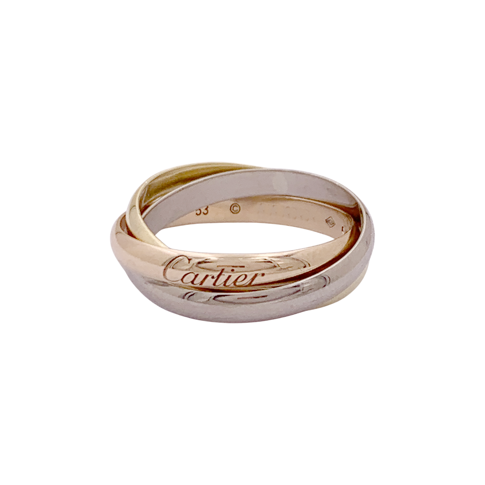 Bague CARTIER Trinity, trois ors. 1