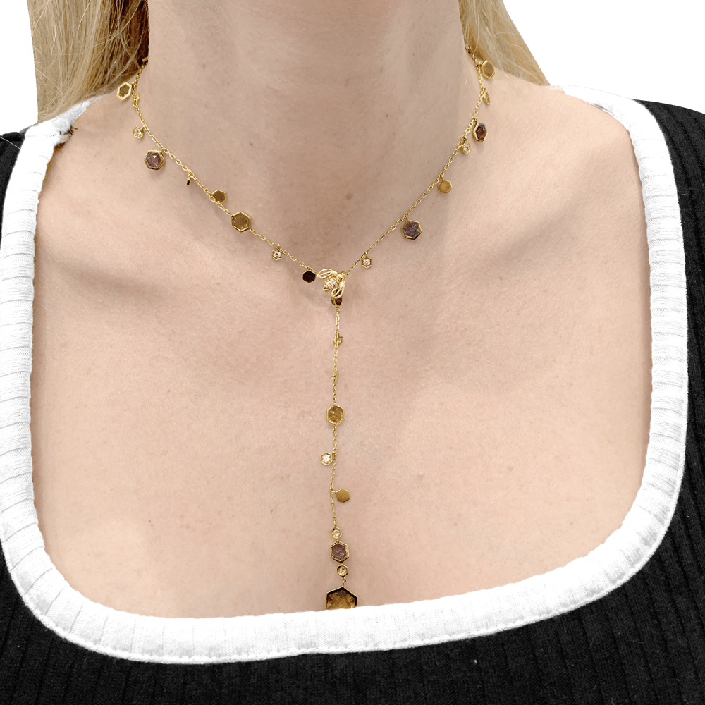 Collier Piaget, "Magic Garden Limelight", or jaune, diamants, pierres de couleur. 9