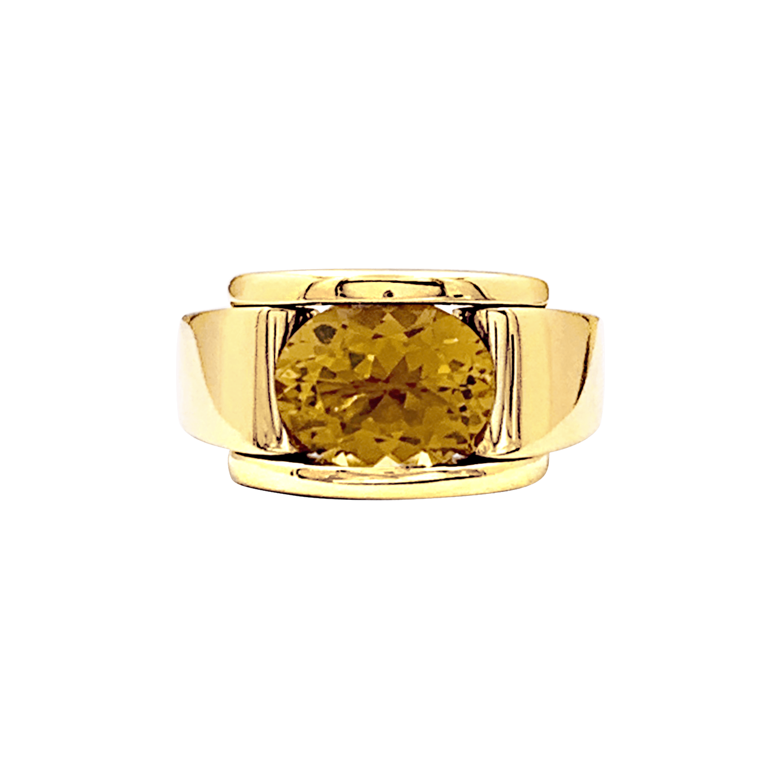 Bague Mauboussin, "Alessandra", or jaune et citrine. 1