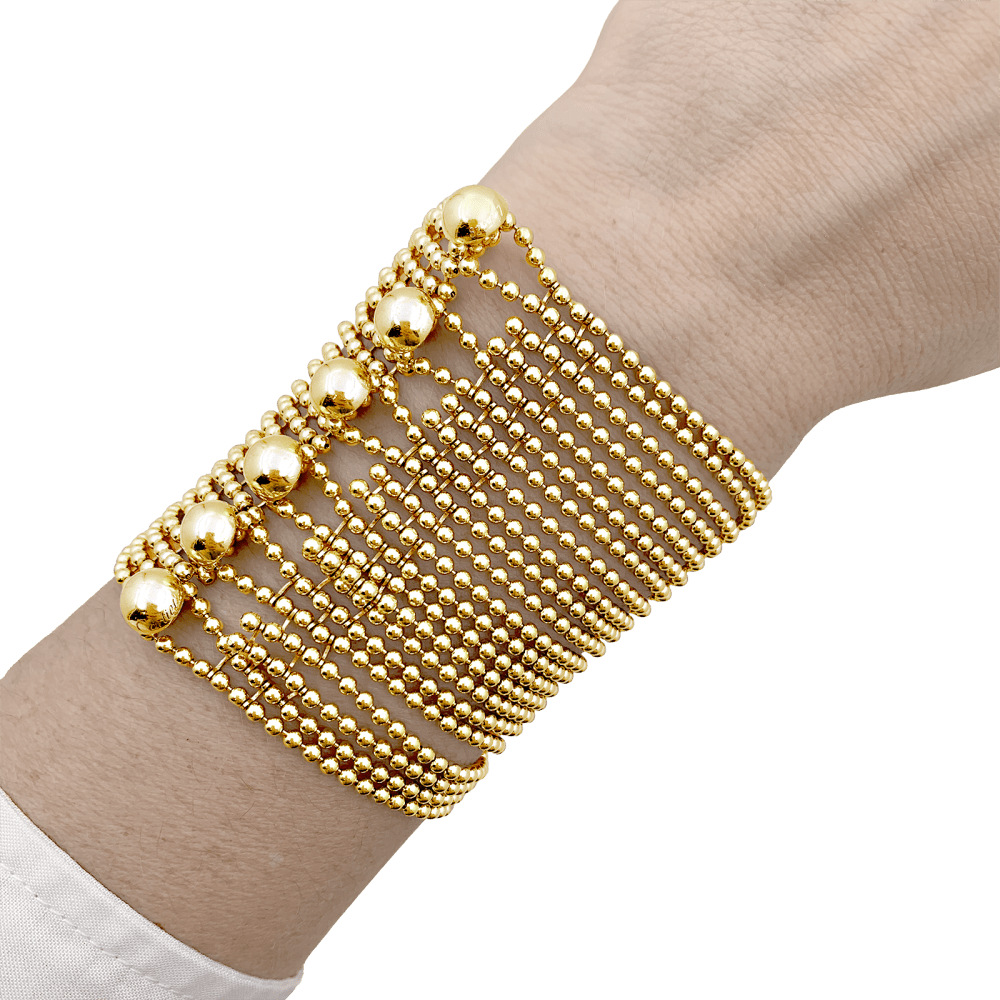 Bracelet Cartier, "Draperie", or jaune. 6