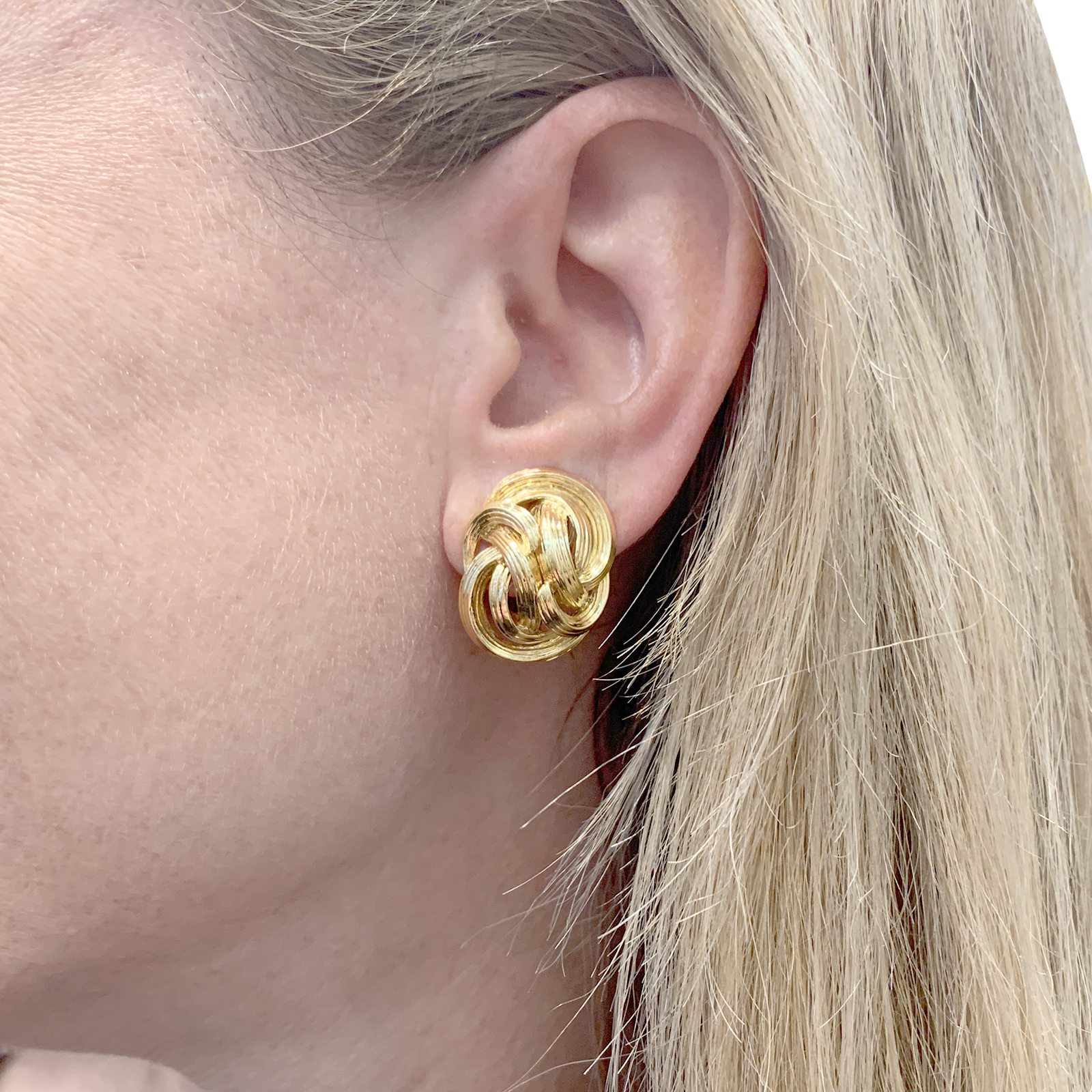 Boucles d'oreilles TIFFANY & CO, or jaune. 5