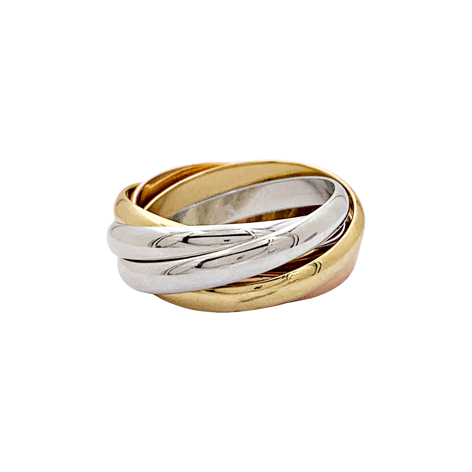Bague Cartier, "Must de Cartier 5 anneaux", 3 ors. 3