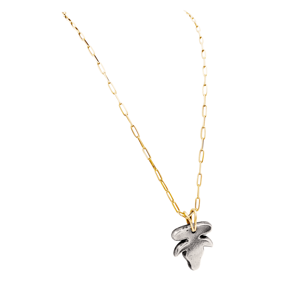 Pendentif Zolotas, argent, or jaune. 2