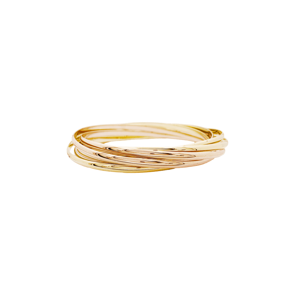 Bracelet Cartier, "Trinity Semainier", trois ors. 35225 3