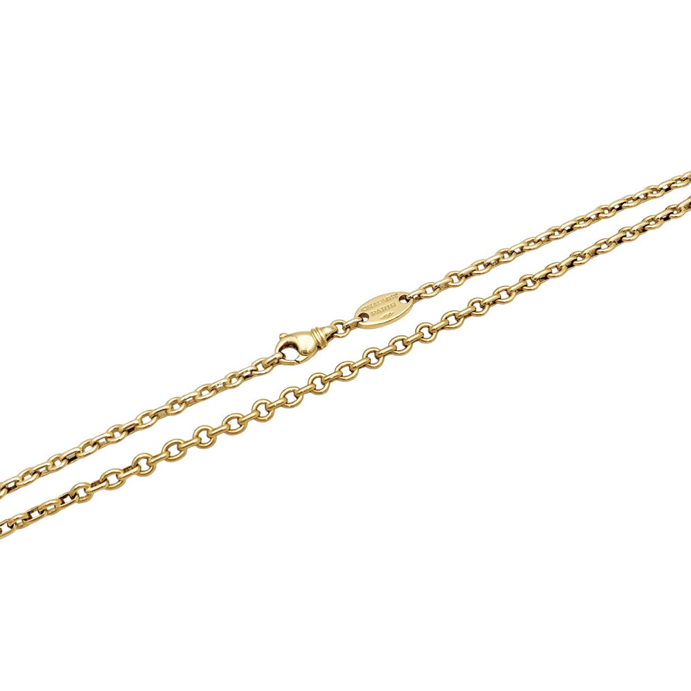 Collier Chaumet, or jaune. 3