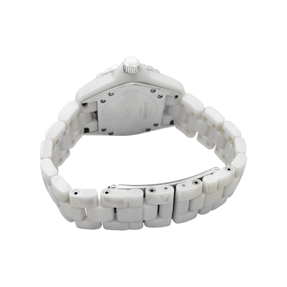 Montre CHANEL, "J12", céramique blanche. 4