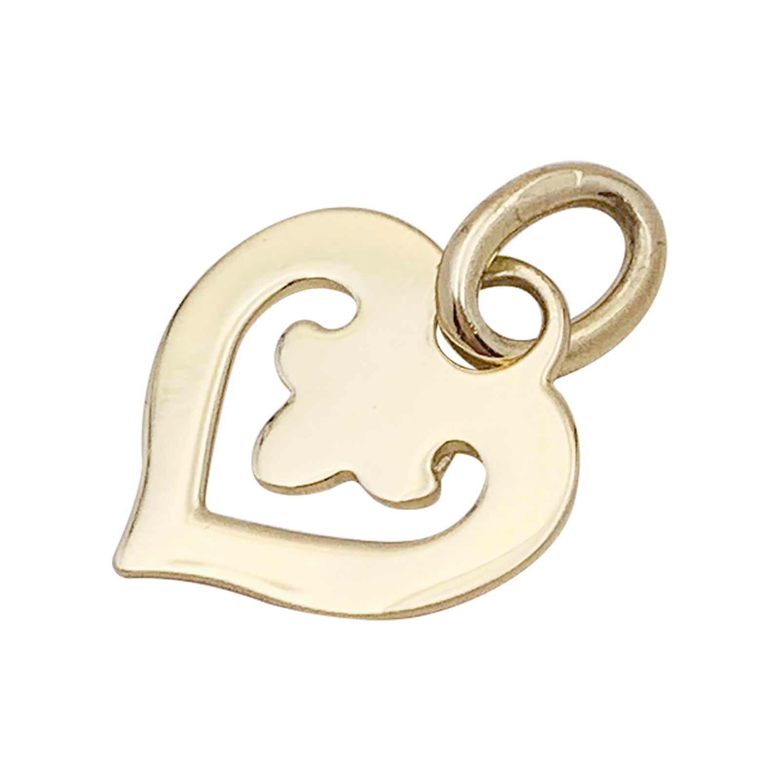 Pendentif O.J.Perrin, "Coeur Légendes", or jaune. 1