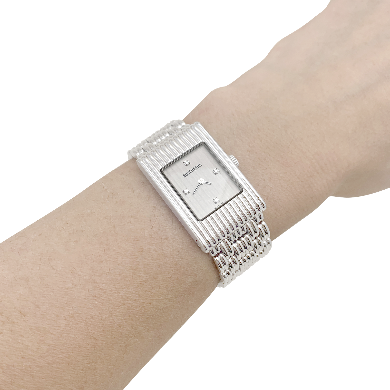 Montre Boucheron, "Reflet", acier. 6