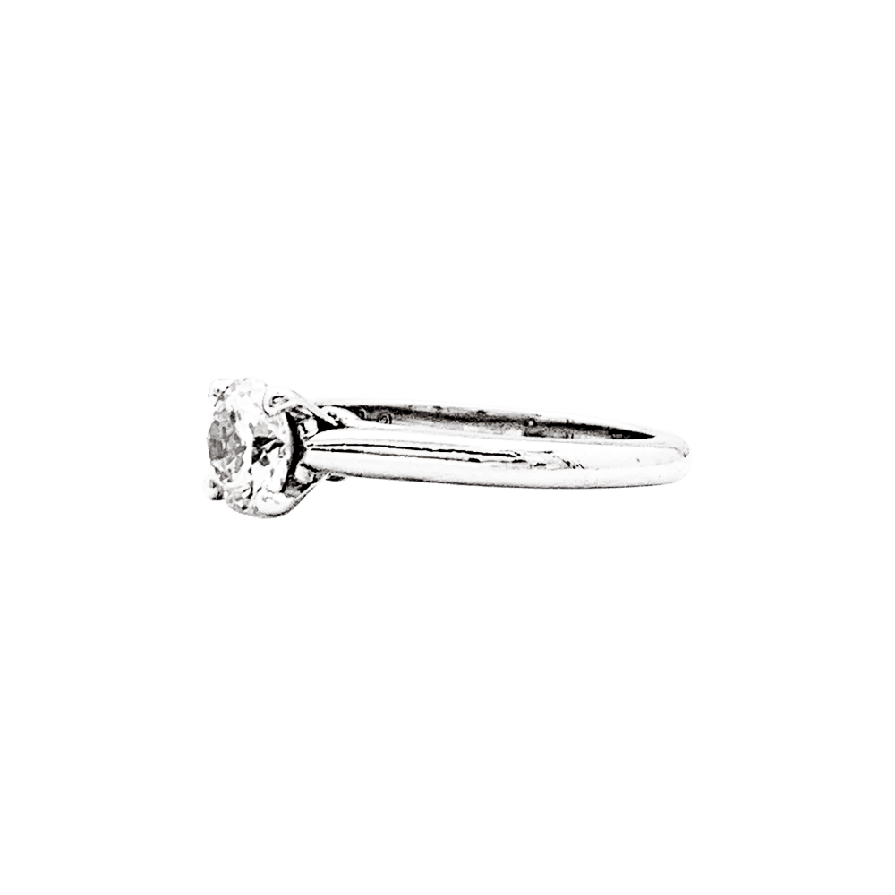 Solitaire Cartier, "1895", platine. 2