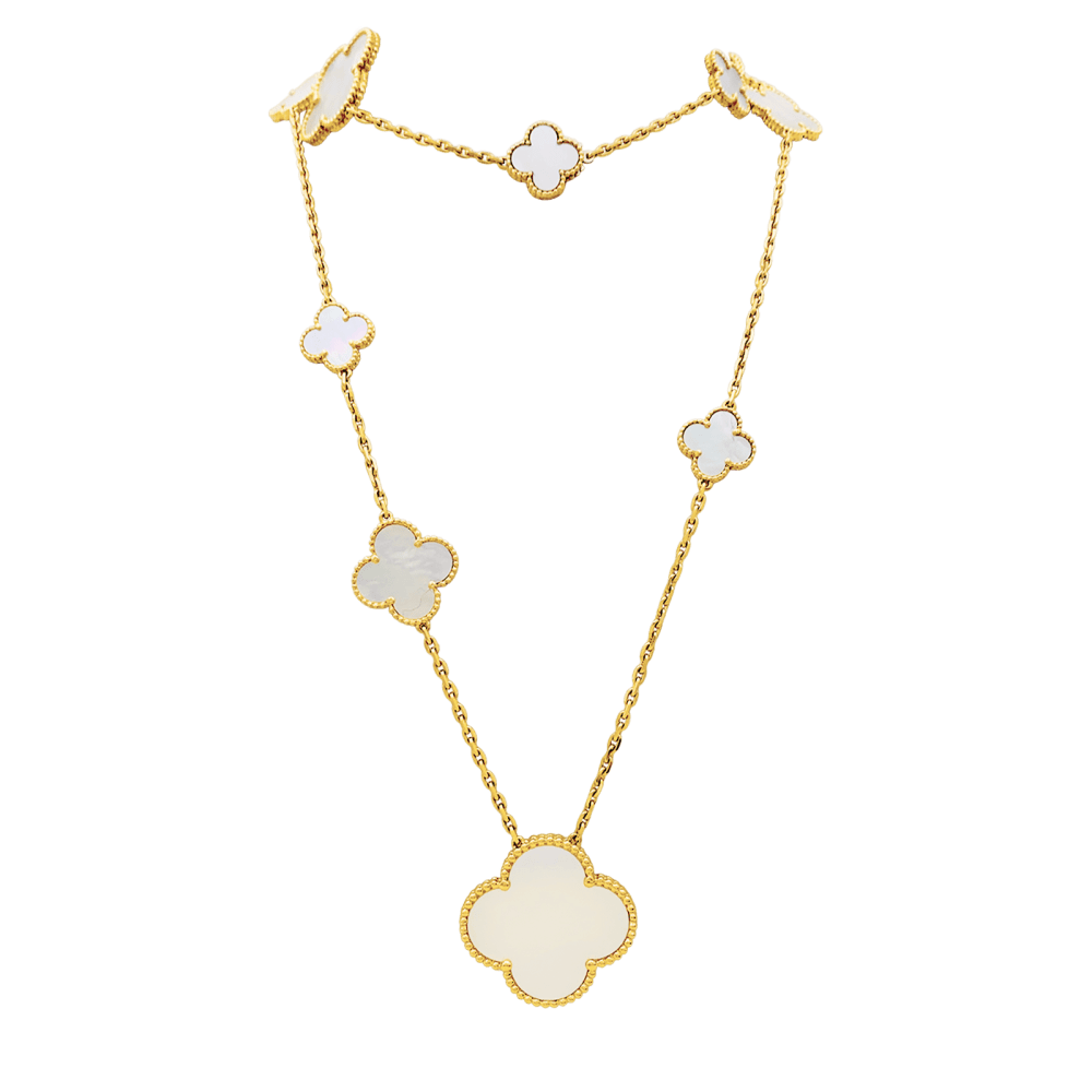 Sautoir Van Cleef & Arpels, "Magic Alhambra", or jaune et nacre. 2