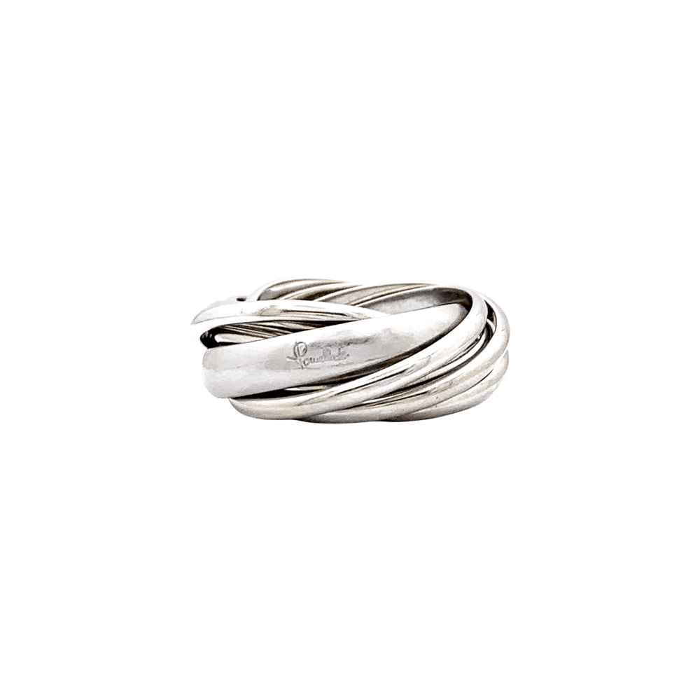 Bague Pomellato,"Mille cercles", or blanc. 3