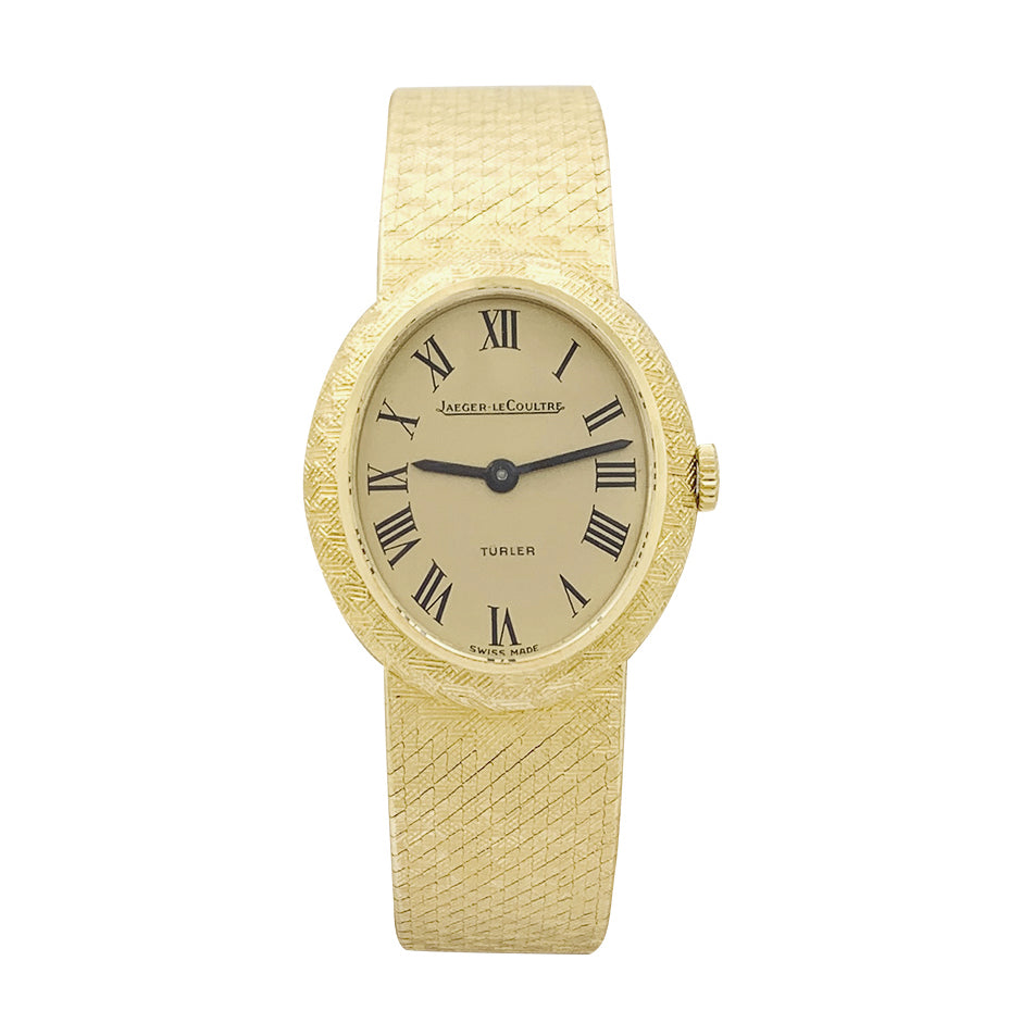 Montre Jaeger Lecoultre vintage, or jaune. 1