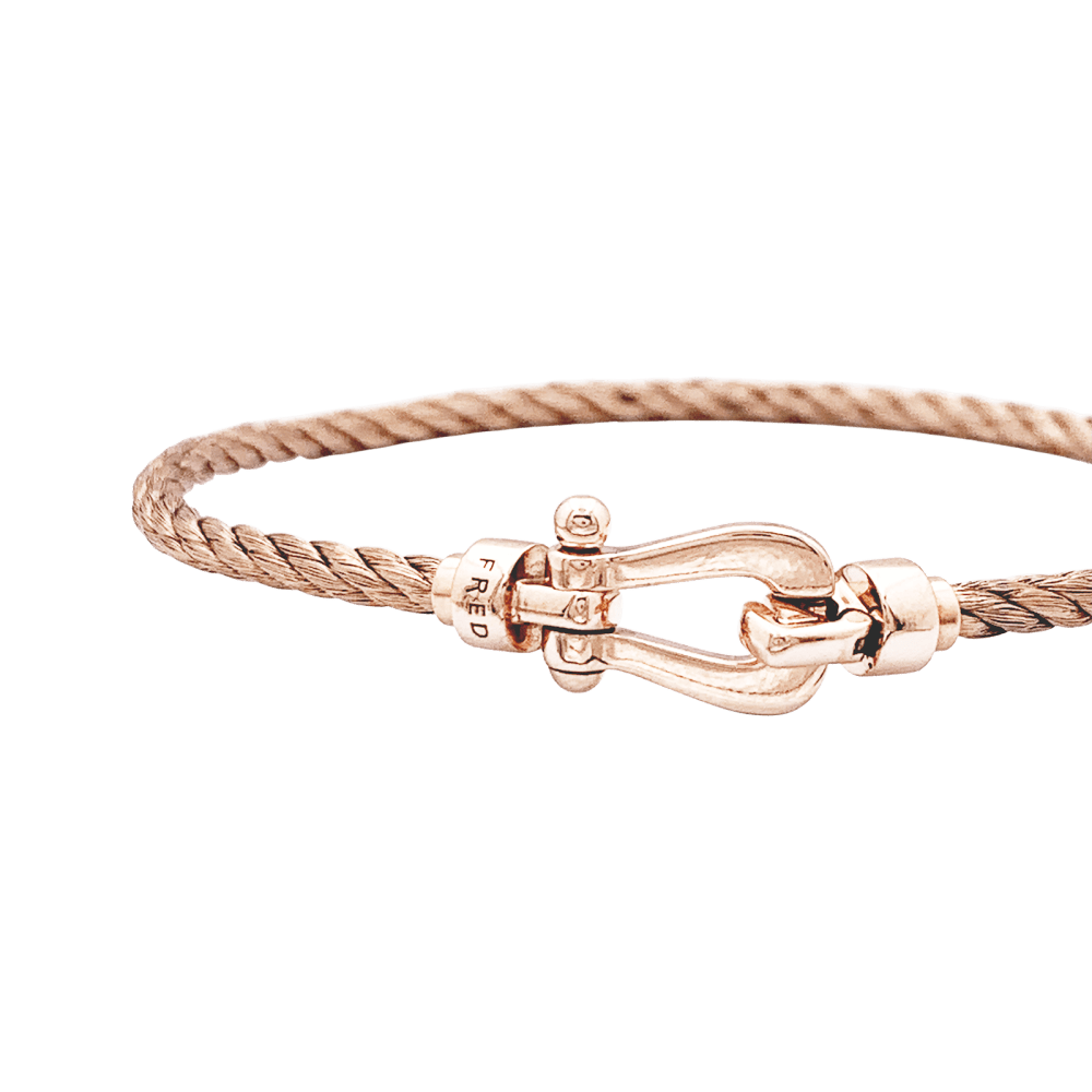 Bracelet Fred, "Force 10", or rose. 5