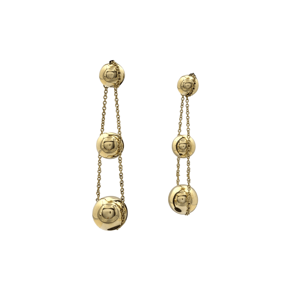 Boucles d'oreilles Tiffany & Co., "HardWear Drop Ball", or jaune. 4