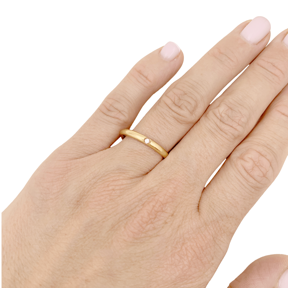 Bague Pomellato, "Lucciole", or jaune, diamant. 5