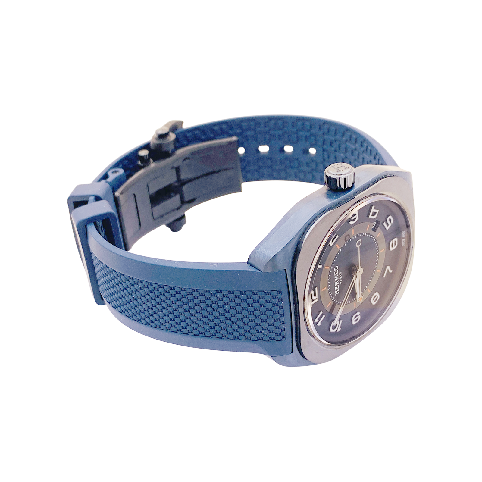 Montre Hermès, "H08", titane, caoutchouc. 4
