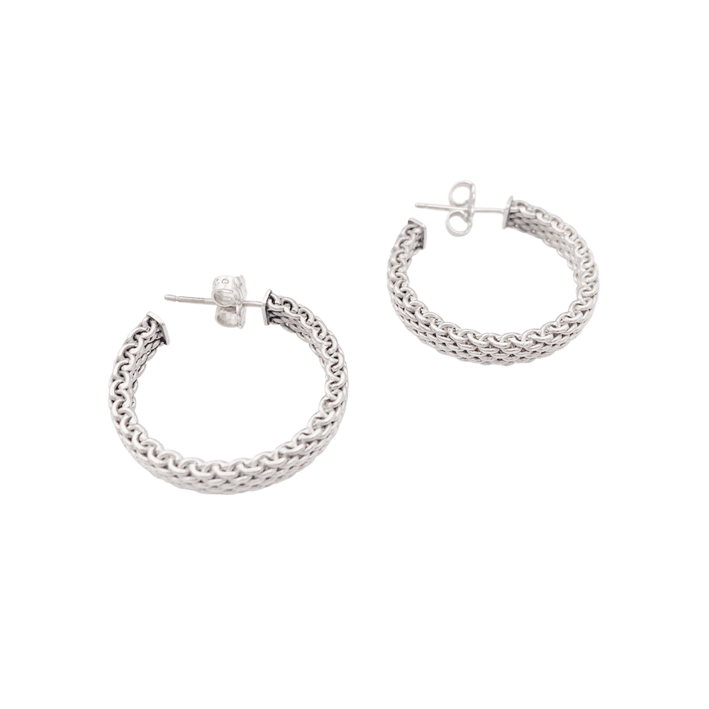 Créoles Tiffany & Co "Somerset" argent. 2