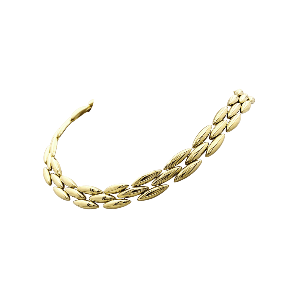 Collier Cartier, "Gentiane", or jaune. 3