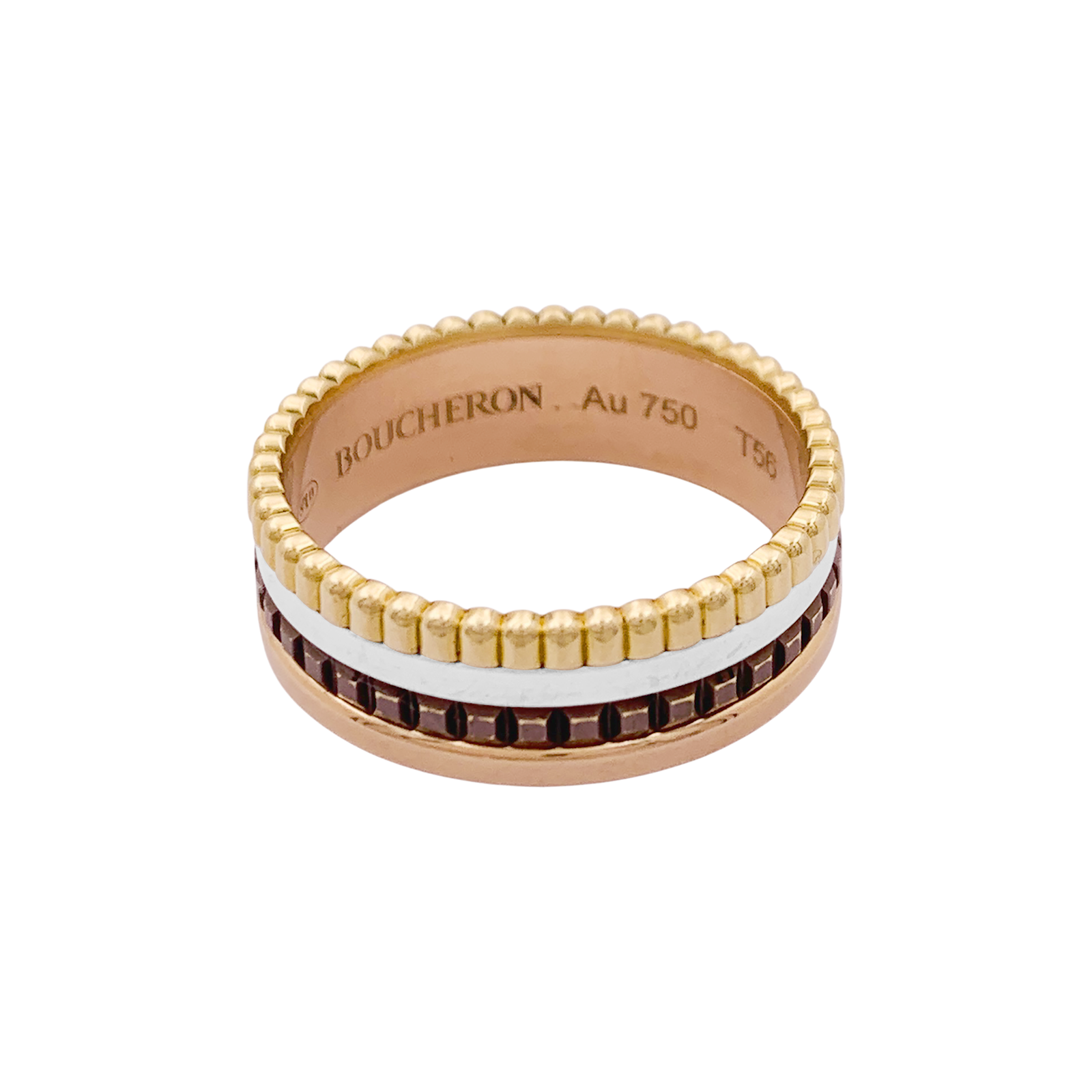 Bague Boucheron, "Quatre Classique Small", 3 ors, PVD. 3