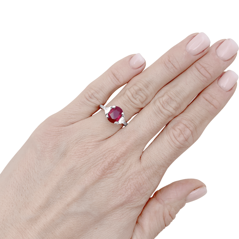 Bague Mellerio, platine, platine, diamants. 6