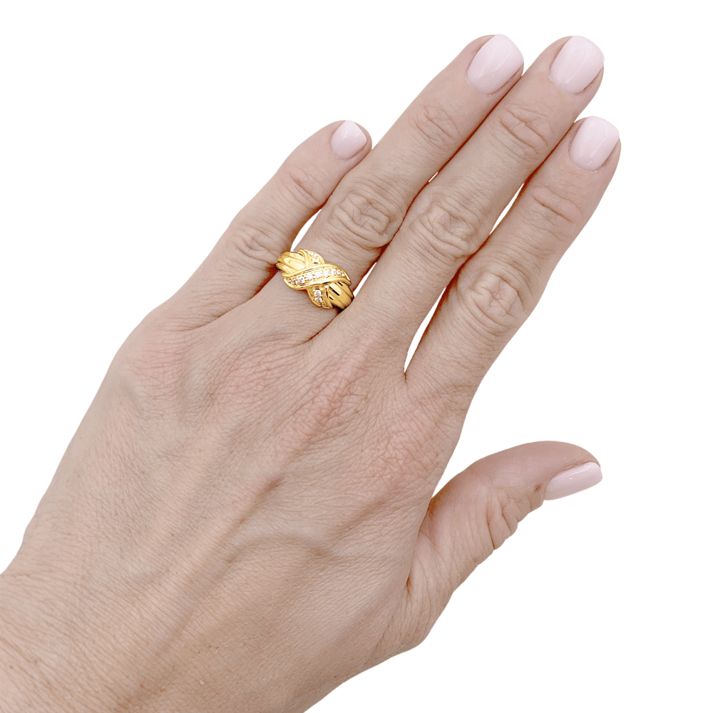 Bague Tiffany & Co x Schlumberger, or jaune, diamants. 5