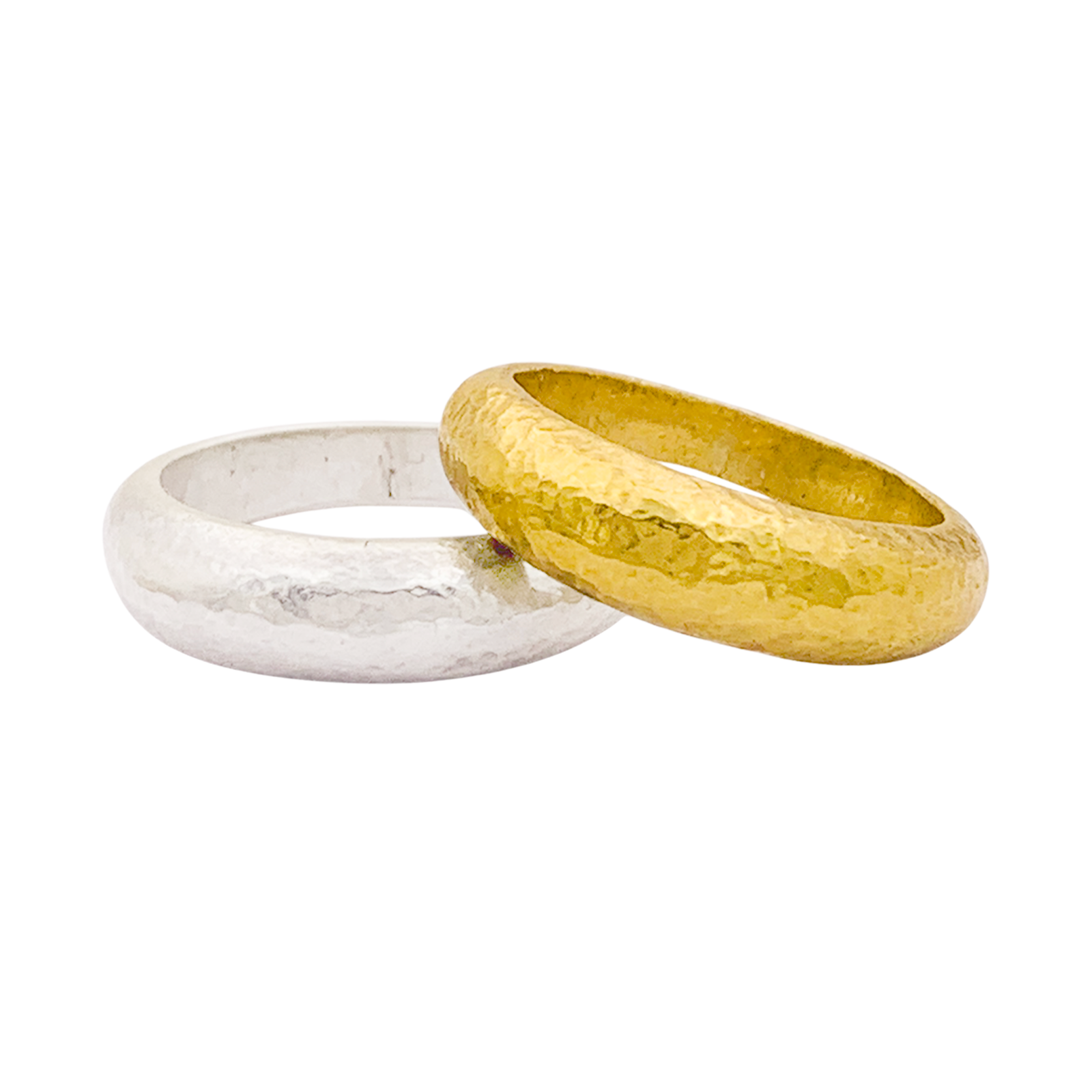 Bagues Arthus-Bertrand, or jaune, argent. 2