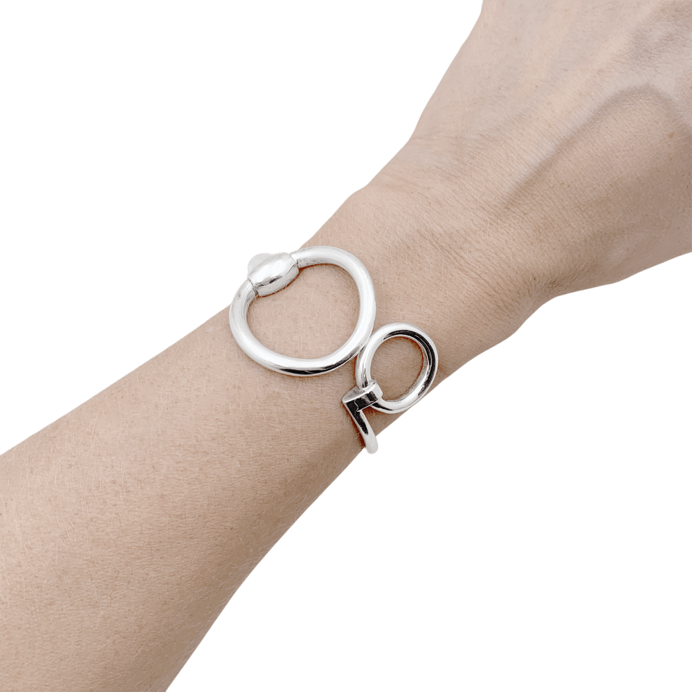 Bracelet Hermès, argent. 5