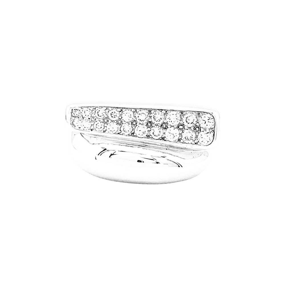 Bague Fred "Success" en or blanc et diamants. 1