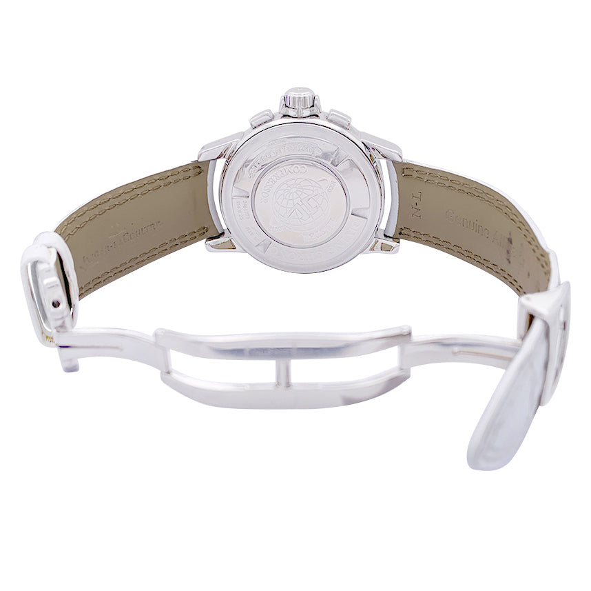 Montre Jaeger Lecoultre "Lady Diving Chrono Date" acier, diamants. 7