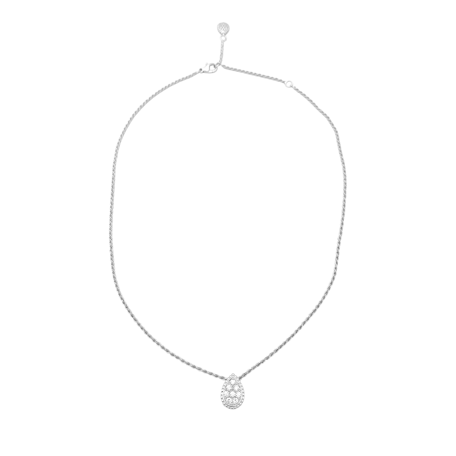 Collier BOUCHERON, Serpent Bohème, or blanc et diamants. 3