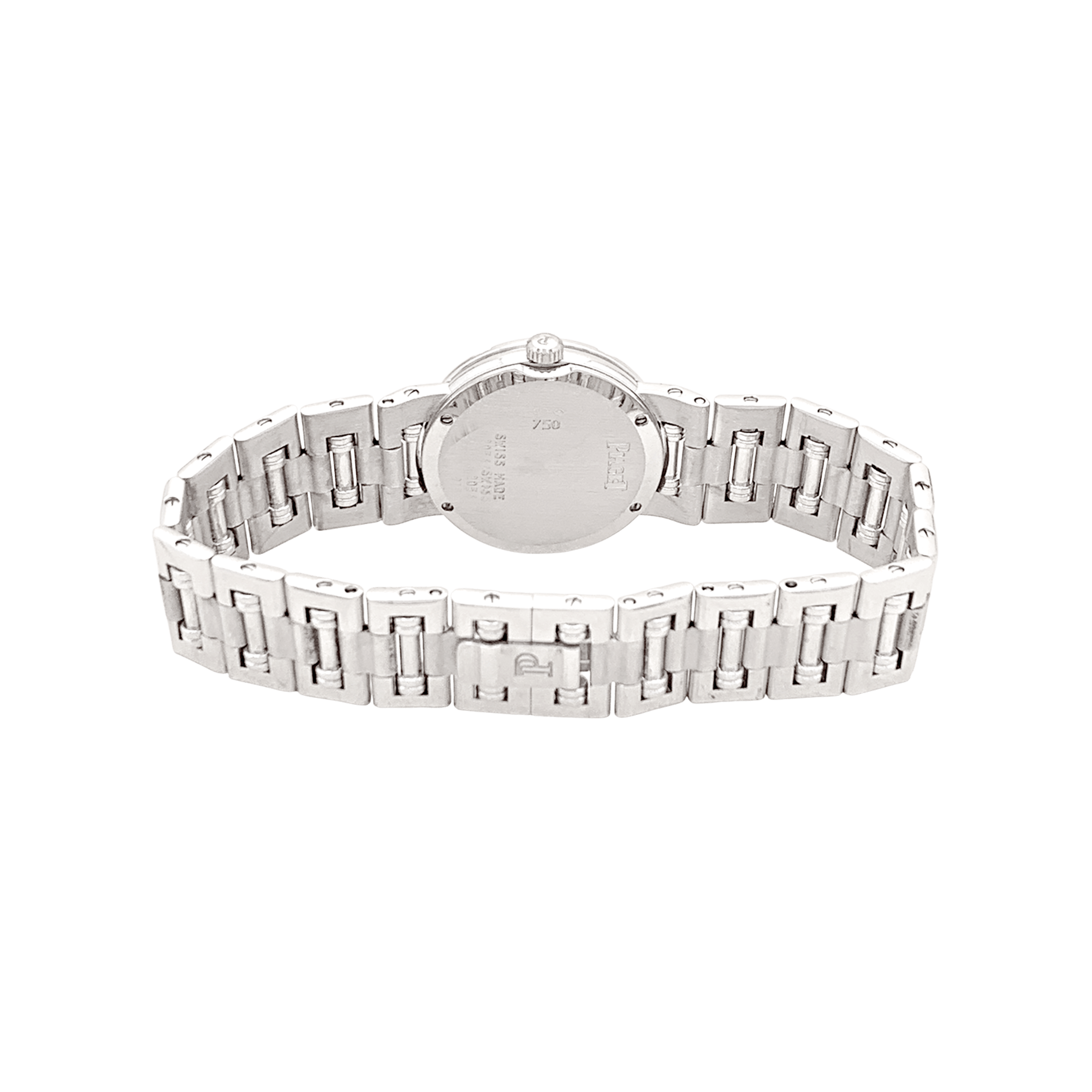 Montre Piaget, "Dancer", or blanc, diamants. 4