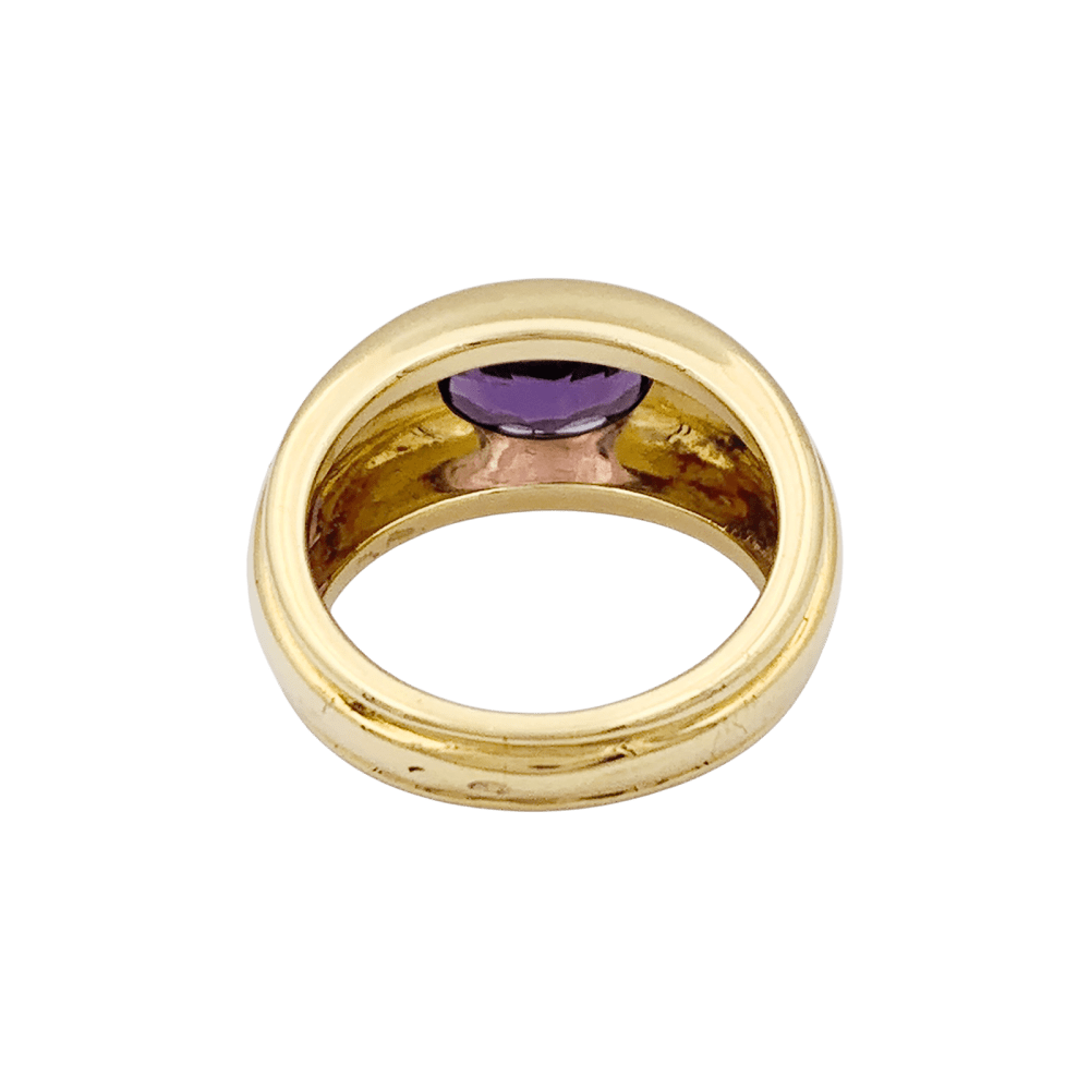 Bague Boucheron, "Roxane", or jaune, améthyste. 4