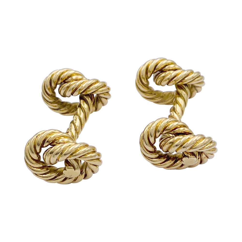 Boutons de manchette Hermès "Noeuds". 7