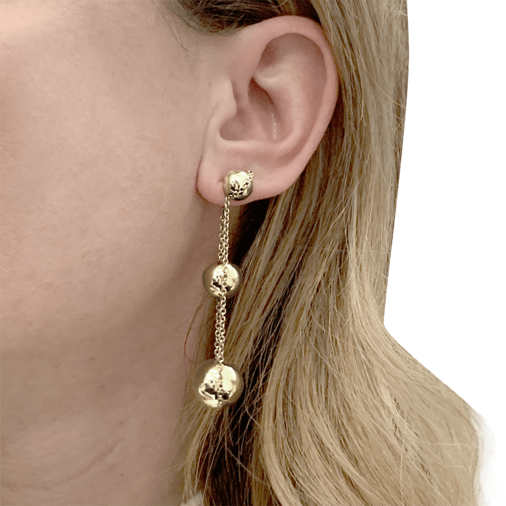 Boucles d'oreilles Tiffany & Co., "HardWear Drop Ball", or jaune. 7