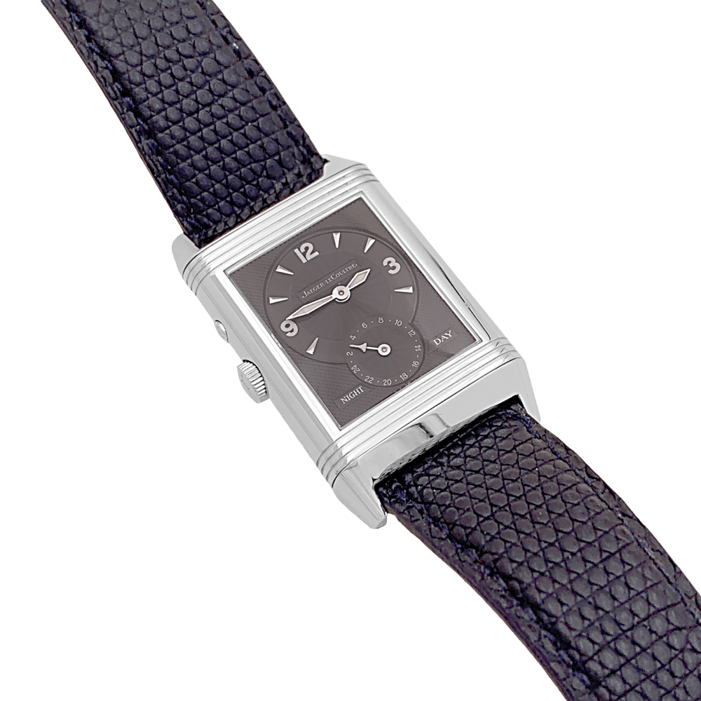 Montre Homme Jaeger Lecoultre, "Duoface Night & Day", acier. 5