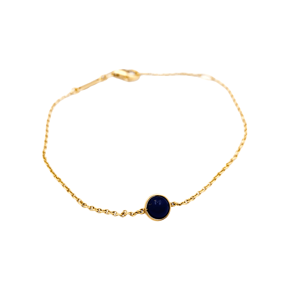 Bracelet Piaget, "Possession", or rose, lapis-lazuli. 1