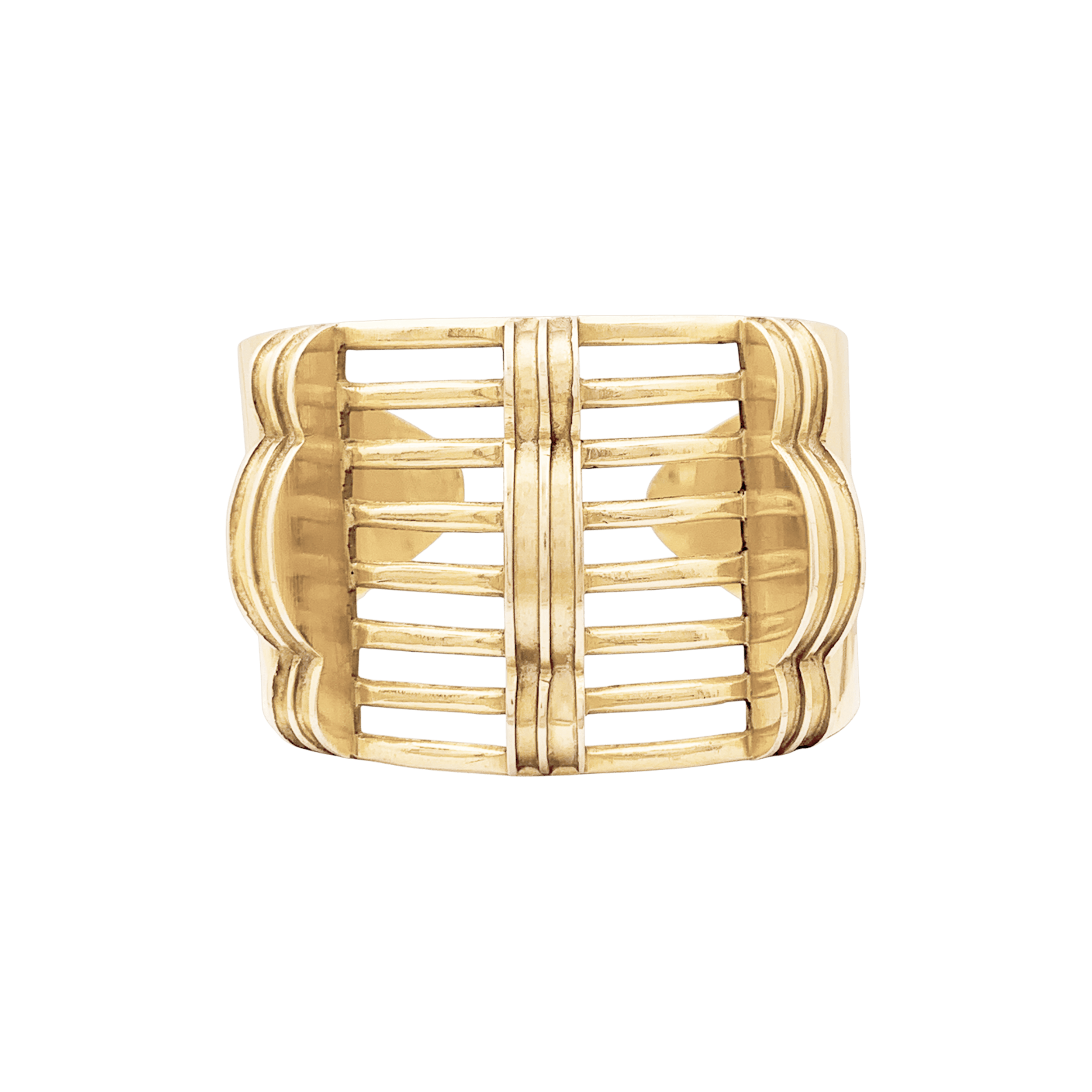 Bracelet manchette or rose. 1