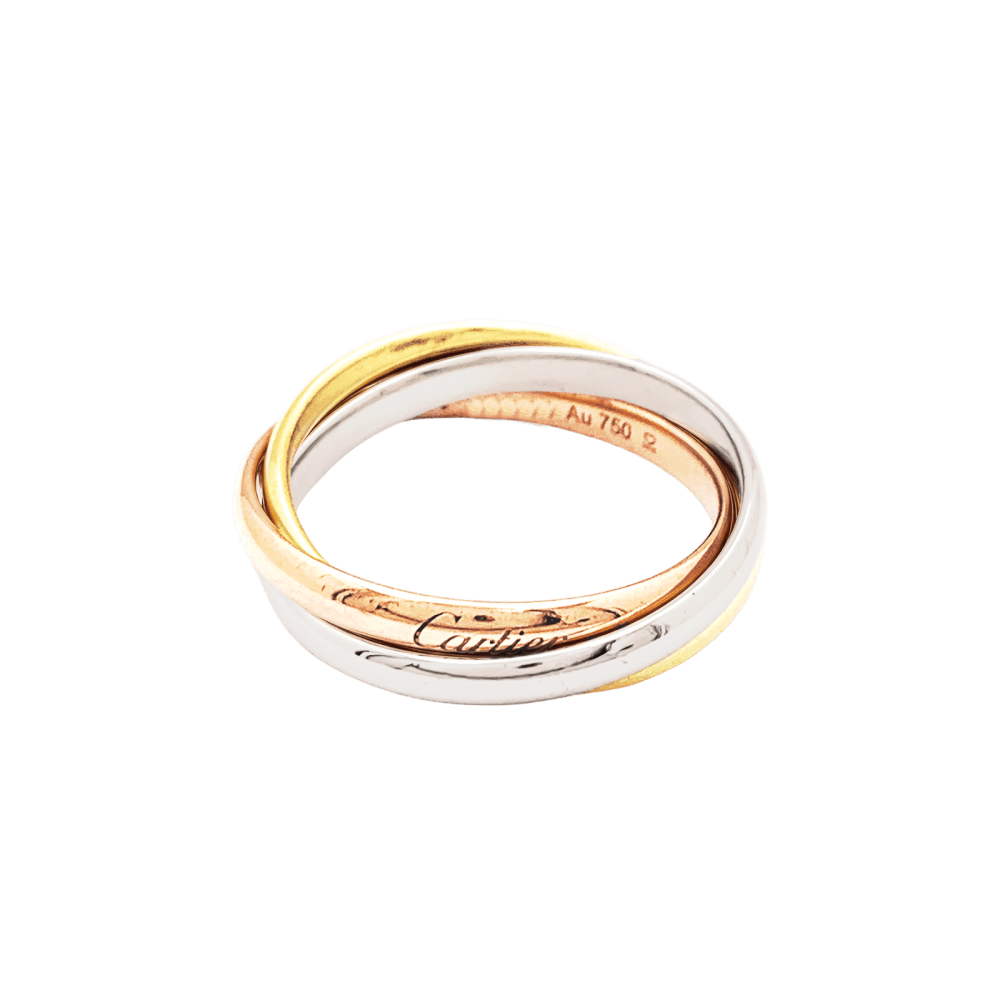 Bague Cartier, "Trinity", 3 ors, petit modèle. 2