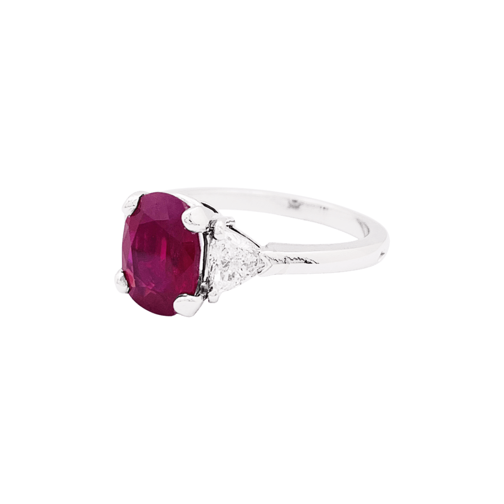 Bague Mellerio, platine, platine, diamants. 4