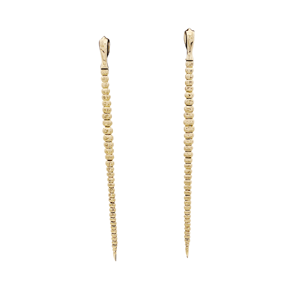 Boucles d'oreilles TIFFANY & CO x Elsa Peretti, « Snake » », or jaune. 1