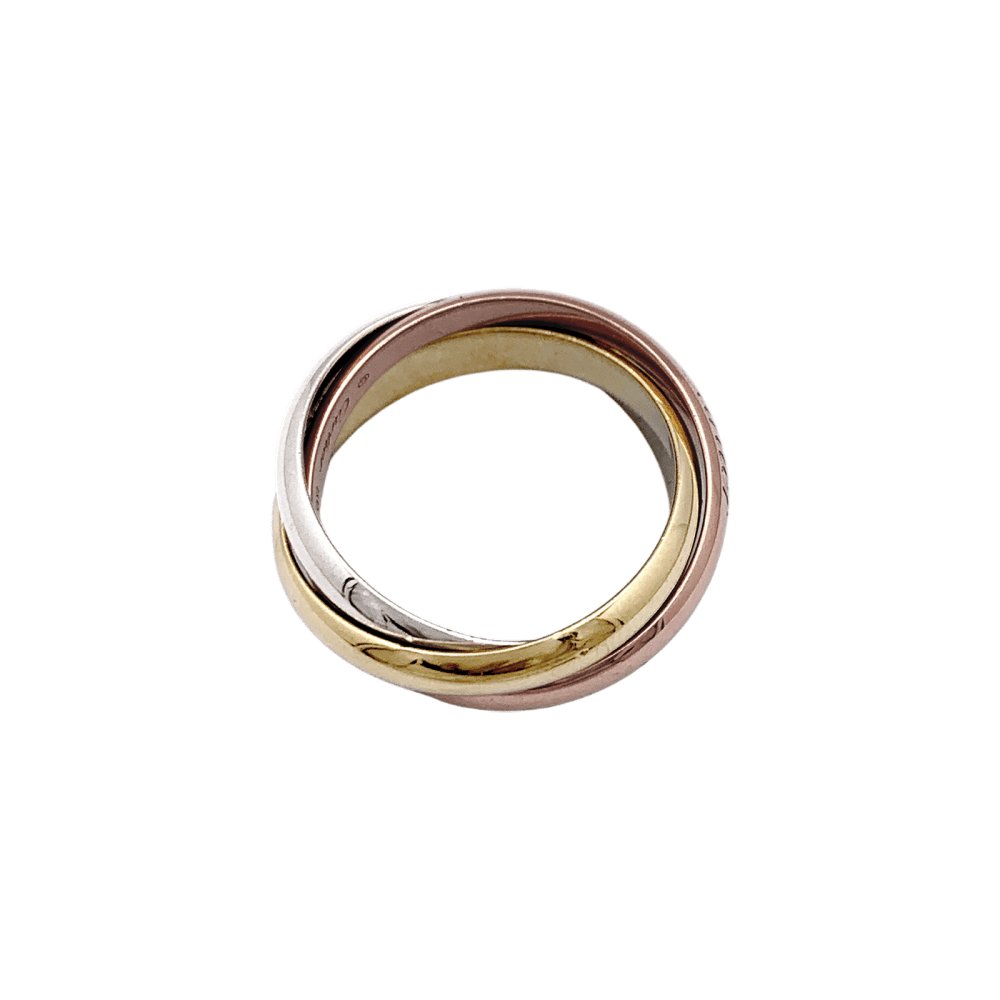 Bague Cartier, "Trinity", trois ors. 4